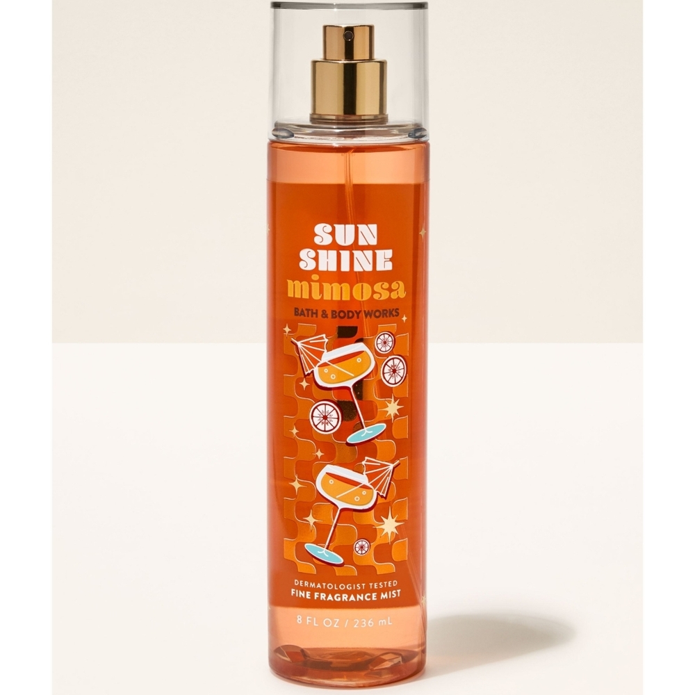 Bath & Body Works Sunshine Mimosa Fragrance Body Mist 8oz NEW Rare